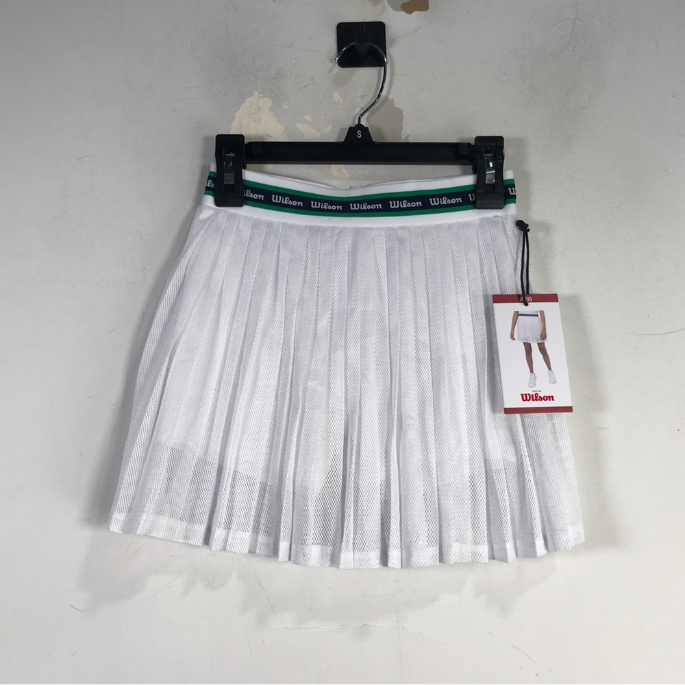 Wilson Play On Pleated Skort, Girl's Size M or 8 - White